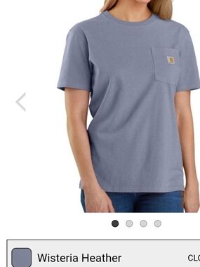 Carhartt Wisteria Heather Short-Sleeve Pocket Tee